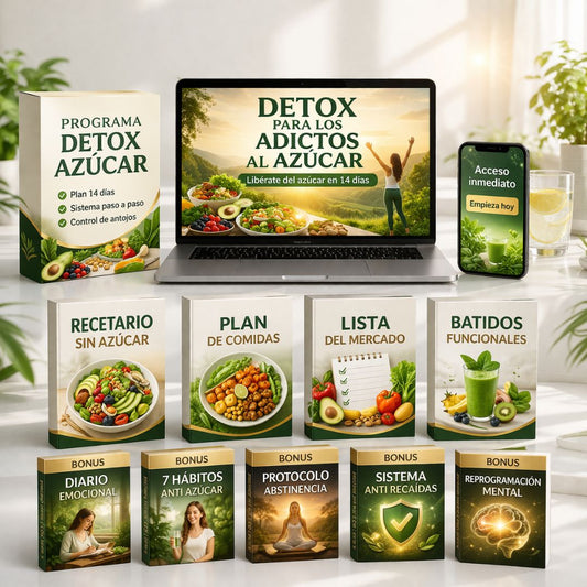 Detox Para Los Adictos Al Azúcar + 11 bonos