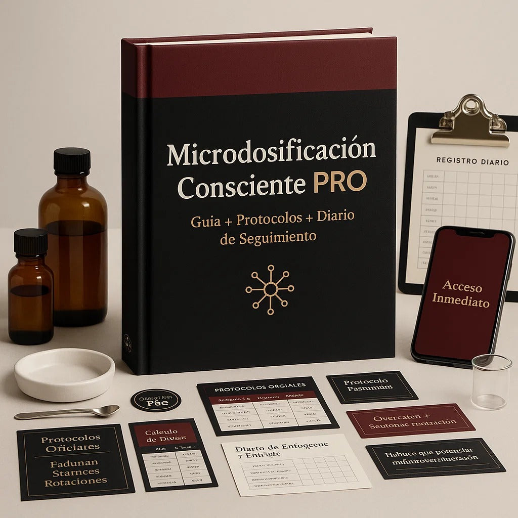 Microdosificación Consciente PRO — Dosis Claras, Enfoque y Bienestar Diario