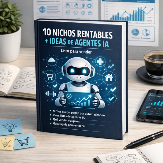 10 nichos rentables + ideas de agentes IA listas para vender (elige, adapta y empieza hoy)